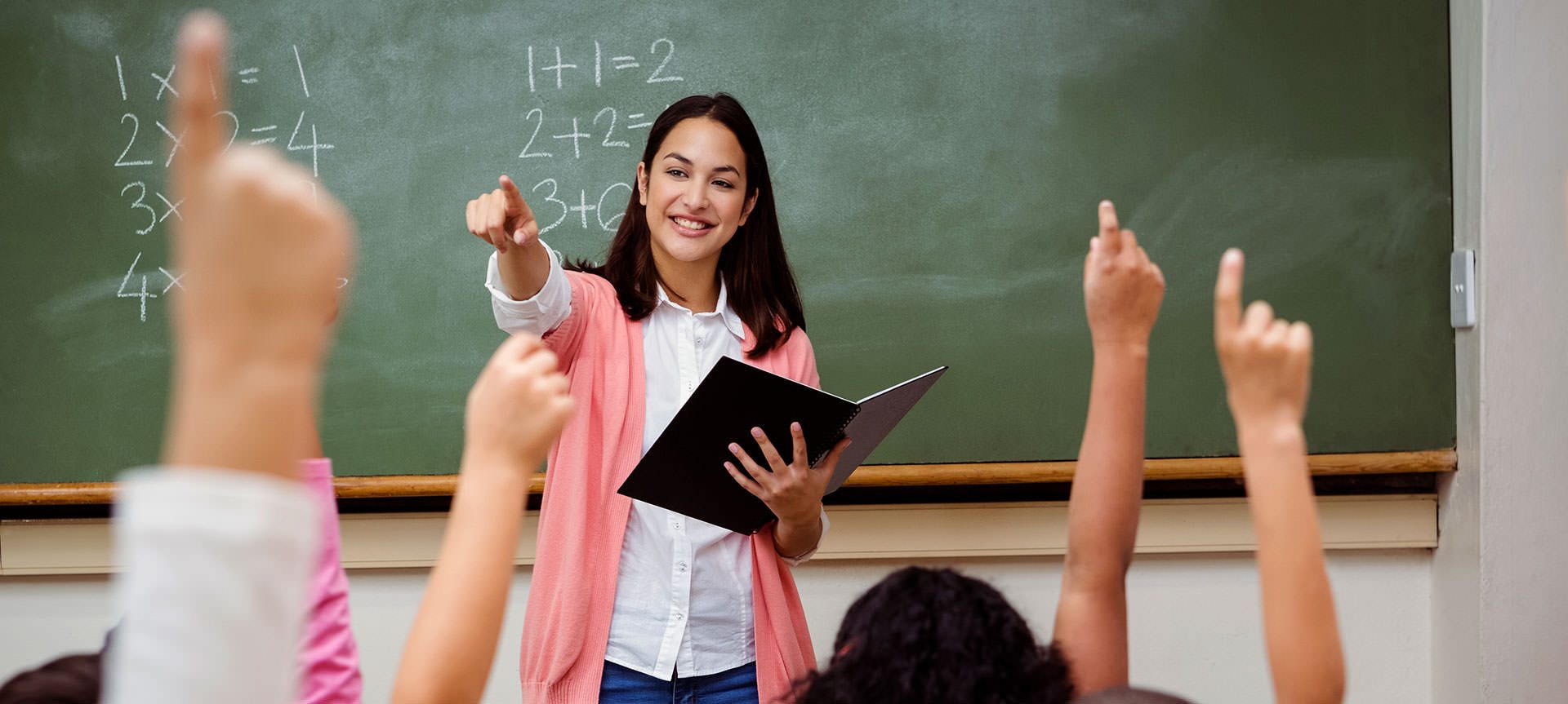 teacher in classroom